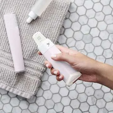 DERMAFLASH DERMAPORE Skin Care Device, Ultrasonic 2-in-1 Pore Extractor and Serum Infuser, Icy Pink