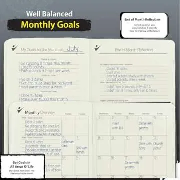 Goal Crazy Undated Planner for Productivity & Happiness
