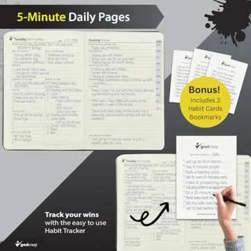 Goal Crazy Undated Planner for Productivity & Happiness