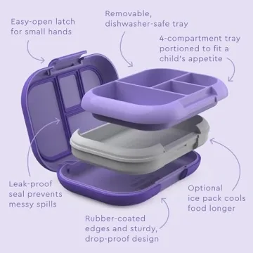 Bentgo Kids Chill Lunch Box with Ice Pack and Compartments