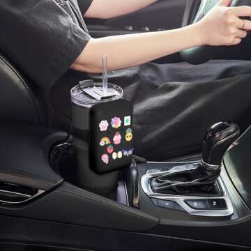 Durable Silicone Water Bottle Pouch for Stanley Cup