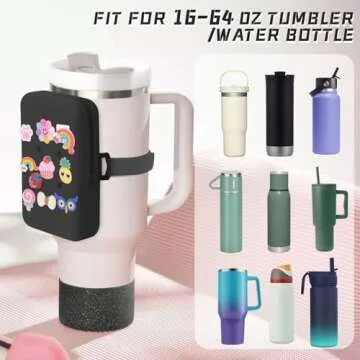 Durable Silicone Water Bottle Pouch for Stanley Cup