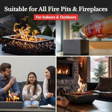 Bio Ethanol Fireplace Fuel Perfect for Tabletop Fire Pits