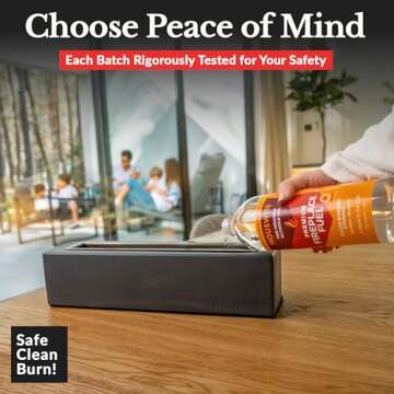 Bio Ethanol Fireplace Fuel Perfect for Tabletop Fire Pits