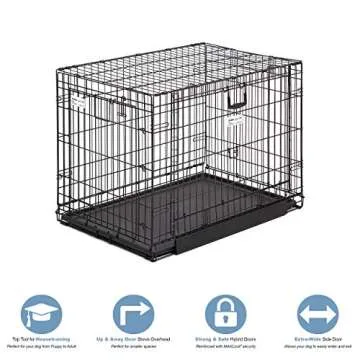MidWest Homes Ovation Double Door Dog Crate for All Dogs