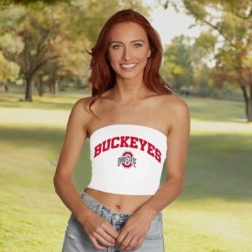 Lojobands Women's Game Day Tube Top | Ohio State Buckeyes