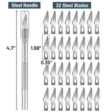 Mr. Pen- Craft Knife Set, Precision Cutting Tools, Art & Hobby Knife Blades, 33 Pcs