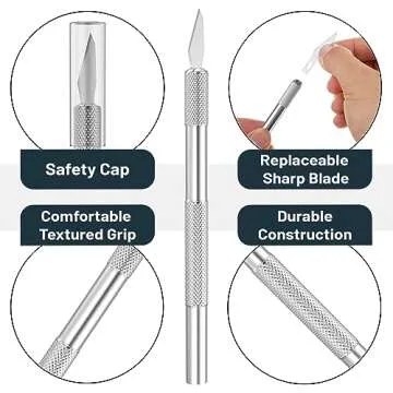 Mr. Pen- Craft Knife Set, Precision Cutting Tools, Art & Hobby Knife Blades, 33 Pcs