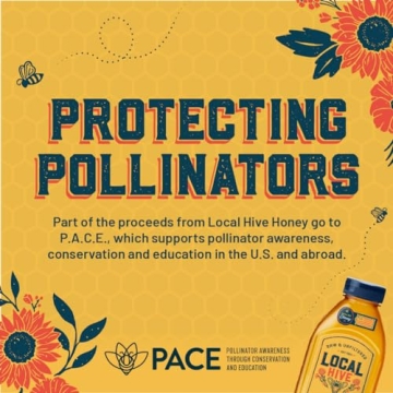 Pure Local Hive Clover Raw Honey 32 oz - Natural Sweetener