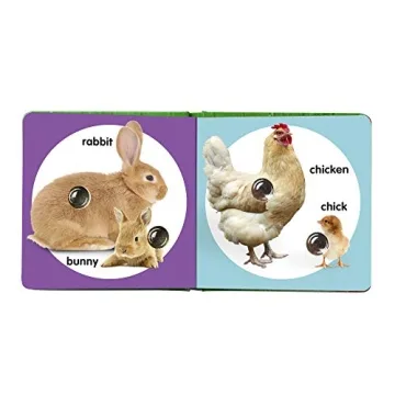 Melissa & Doug Poke-a-Dot Farm Animal Families Book