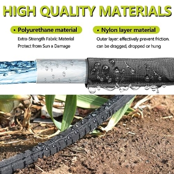 Holldoor Soaker Hose 25 ft 2-Pack for Easy Watering