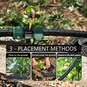 Holldoor Soaker Hose 25 ft 2-Pack for Easy Watering