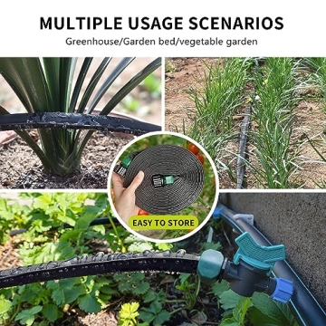 Holldoor Soaker Hose 25 ft 2-Pack for Easy Watering