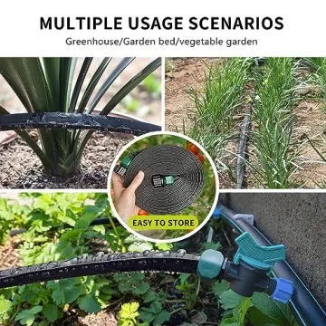 Holldoor Soaker Hose 25 ft 2-Pack for Easy Watering