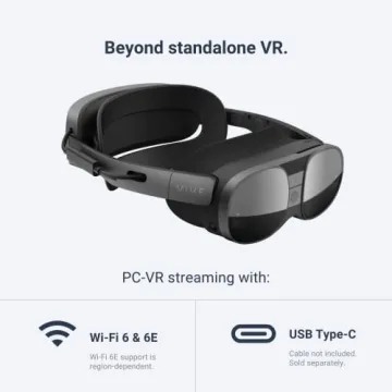 HTC Vive XR Elite Virtual Reality Headset for Immersive Gaming