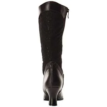 Ellie Shoes Women's Victorian Lace Up Knee High Boot