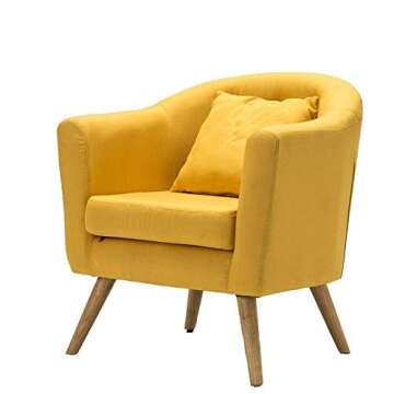 Round Solid Wood Furniture Legs Sofa Replacement Legs Perfect for Mid-Century Modern/Great IKEA hack for Sofa, Couch, Bed, Coffee Table (12 Inches,Set of 4, Original Wood Color)