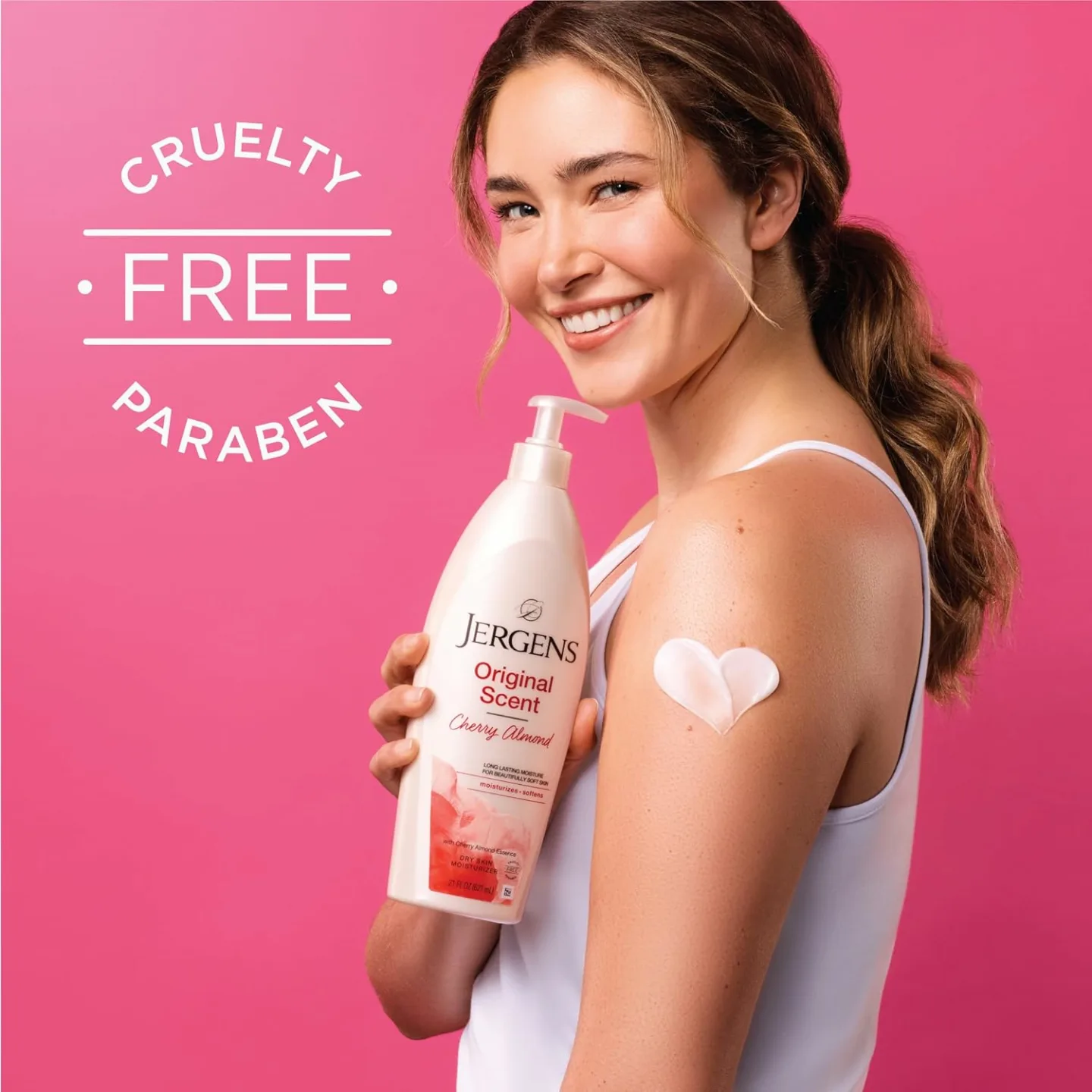 Hydrating Jergens Dry Skin Lotion 32oz - Cherry Almond