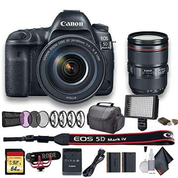Canon EOS 5D Mark IV DSLR Camera Kit - Perfect for Photographers