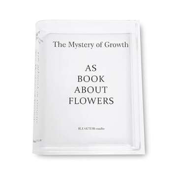 Chillyfar Clear vases,Book Flower Vase Artistic Flavor and Cultural Touch Decorative Acrylic Vase for Home/Bedroom/Office/Decorations Book Vase - Clear