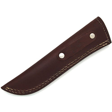 Wild Turkey Full Tang Hunting Knife with Leather Sheath