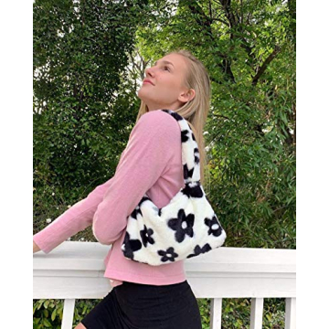 Trendy YFGBCX Plush Underarm Bag for Women