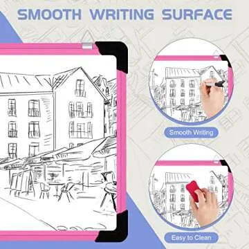 Dry Erase Calendar Whiteboard, 16" x 12" Magnetic Planner