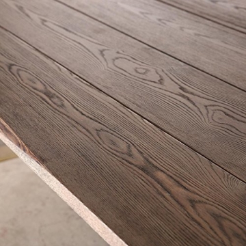 TOV Leah Modern Handcrafted Rustic Wood Dining Table