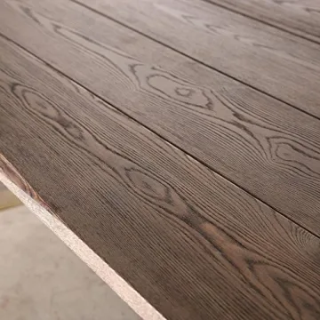 TOV Leah Modern Handcrafted Rustic Wood Dining Table