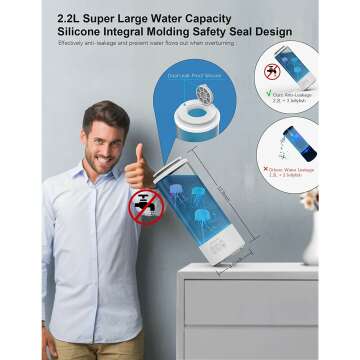 Jellyfish Lava Lamp Bluetooth Speaker for Home Relaxation