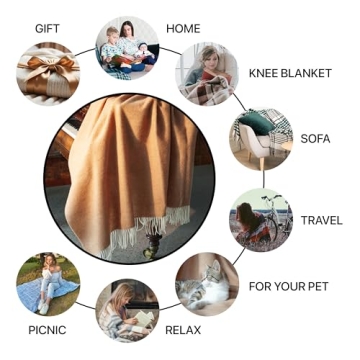 New Zealand Virgin Wool Blanket for Indoor & Outdoor Use