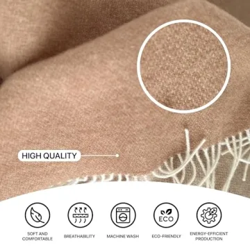 New Zealand Virgin Wool Blanket for Indoor & Outdoor Use
