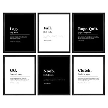 97 Decor Game Room Decor for Boys - Gamer Wall Decor, Gaming Posters Accessories, Cool Pictures Game...