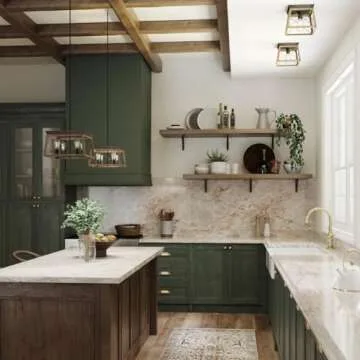 Progress Lighting P350022-020 Briarwood Collection Farmhouse Flush Mount Ceiling Light, One, Antique Bronze