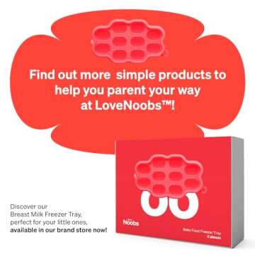 Baby Fruit Feeder by Lovenoobs™, Frozen Teething Toys for Babies, 2 Pack, Fruit Pacifier with 6 Teats, BPA/BPS Free, Mesh Teether, Food-Grade Silicone, Baby Feeding Essentials