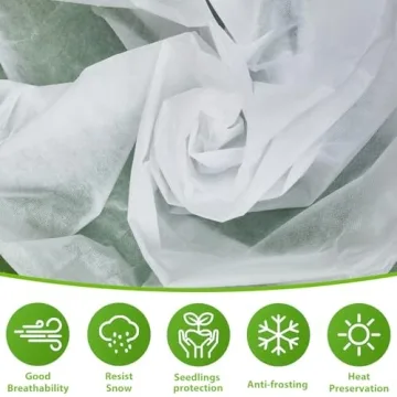 DewGami Plant Covers Freeze Protection,Winter Plant Covers for Garden 10'x33',Floating Row Cover,Thicker Plant Blanket for Outdoor Plants, Christmas Snow Blanket, Instant Fake Snow Decoration