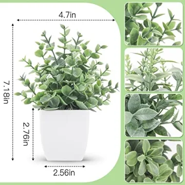 Artificial Greenery Potted Plants for Home Decor