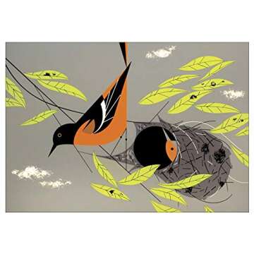 Charley Harper: Birds: A Book of Postcards - A Stunning Tribute to Avian Artistry