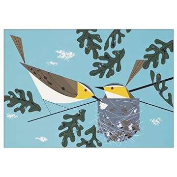 Charley Harper Birds Postcards Beautiful Avian Art Collection