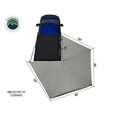 Overland Vehicle Systems Nomadic 270 LT Awning - Dark Gray