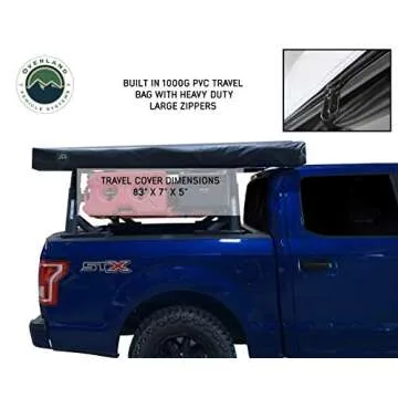 Overland Vehicle Systems Nomadic 270 LT Awning - Dark Gray