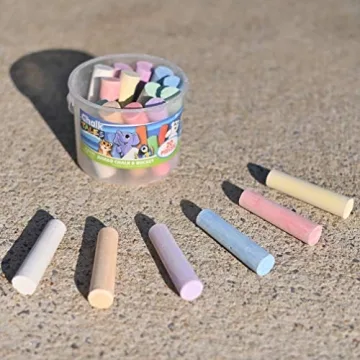 Sunny Days Sidewalk Chalk Set - Non-Toxic, Washable Fun