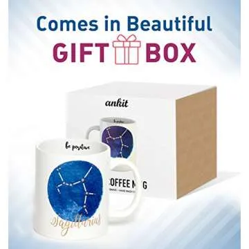 Sagittarius Mug - Jumbo 22Oz Zodiac Mug Astrology Decor Constellation Mug For All Horoscopes Signs. Coffee Mugs For Women, Perfect Horoscope Gifts Mug With Quotes. Bpa Free Porcelain Mug By Ankit