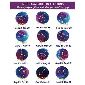 Sagittarius Mug - Jumbo 22Oz Zodiac Mug Astrology Decor Constellation Mug For All Horoscopes Signs. Coffee Mugs For Women, Perfect Horoscope Gifts Mug With Quotes. Bpa Free Porcelain Mug By Ankit