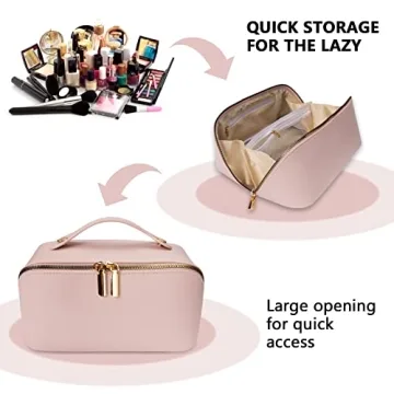 XASRVIR Large Capacity Travel Cosmetic Bag for Women