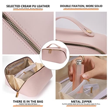 XASRVIR Large Capacity Travel Cosmetic Bag for Women