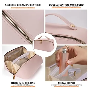 XASRVIR Large Capacity Travel Cosmetic Bag for Women