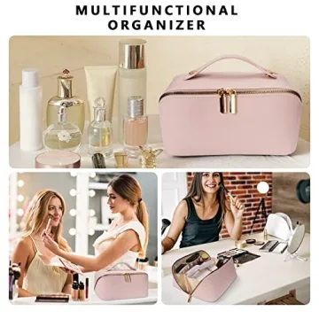 XASRVIR Large Capacity Travel Cosmetic Bag for Women