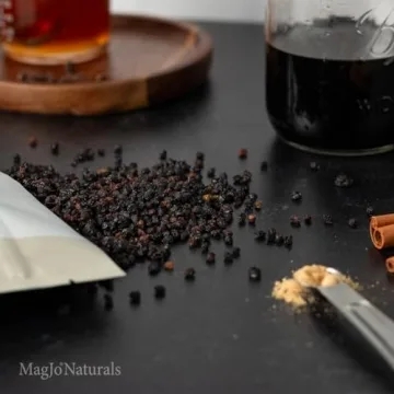 MagJo Elderberry Dried Wild Harvest for Health Benefits