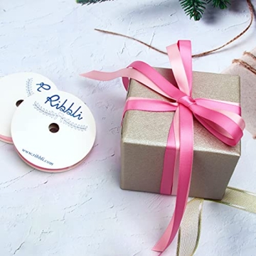 Satin Ribbon Set - Vibrant Pink & Hot Pink 20 Yards